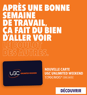 Carte UGC Unlimited weekend